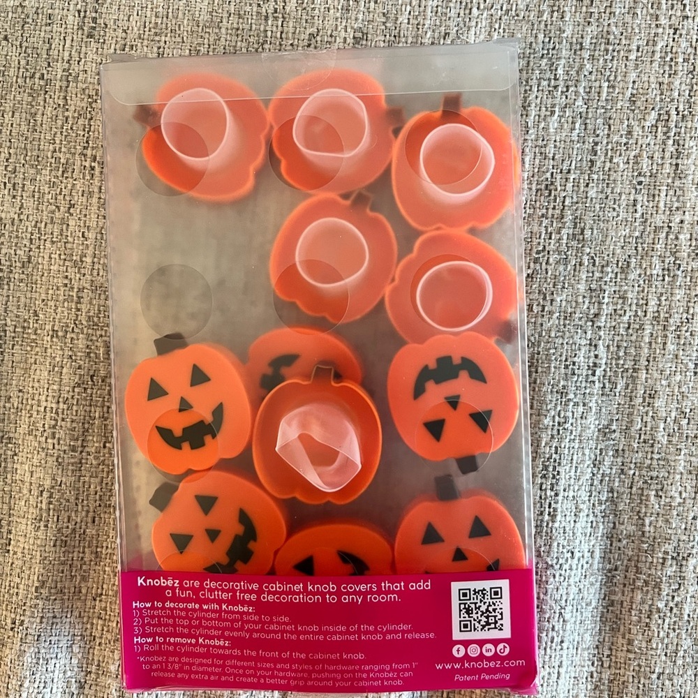 Orange Pumpkin Decorative Knob Covers - Picture 2 of 2